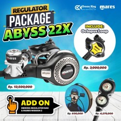 DEAL PACKAGE REGULATOR ABYSS MARES 22X (INCLUDE OCTOPUS) 