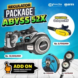 DEAL PACKAGE REGULATOR ABYSS MARES 52X (INCLUDE OCTOPUS MV )