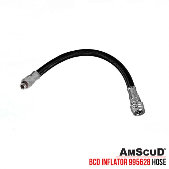 AMSCUD BRAINDED MIFLEX BCD INFLATOR HOSE 25CM - 99/5628