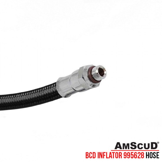 AMSCUD BRAINDED MIFLEX BCD INFLATOR HOSE 25CM - 99/5628