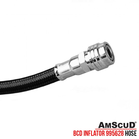AMSCUD BRAINDED MIFLEX BCD INFLATOR HOSE 25CM - 99/5628