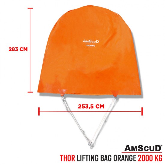 AMSCUD THOR LIFTING BAG 2000 KG / 4.400 LBS - ORANGE