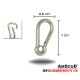 AmScuD Stainless Steel Snap SS Carabiner With Eye 7.1cm