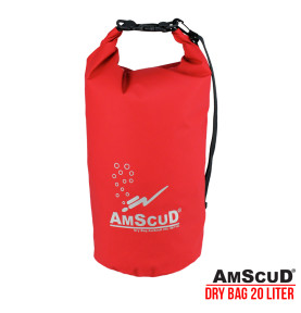 AMSCUD BAG DRY PACK 20L W/ LINE - RED