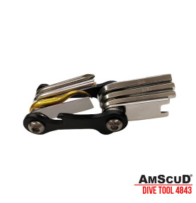AmScuD 4843 Mini Multi Tool 8 in 1 AmScuD 4843 Mini Multi Tool 8 in 1