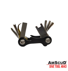 AmScuD 4843 Mini Multi Tool 8 in 1
