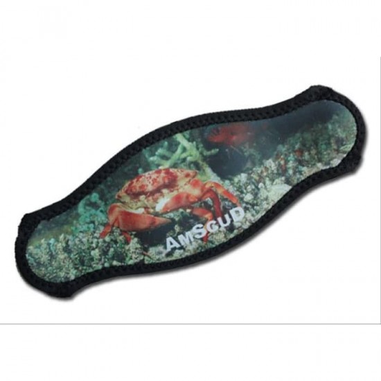 MASK STRAP AMSCUD NEOPRENE DOLPHIN BLUE-CAMO-GREEN