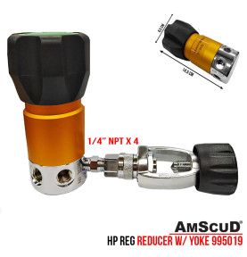 ADJUSTABLE HP REG. REDUCER WITH YOKE CONNECTOR ADJUSTABLE HP REG. REDUCER WITH YOKE CONNECTOR