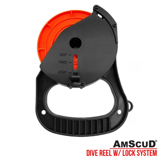 AmScuD Dive Reel with Locking System 88 meter/290feet 999964