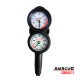 CONSOLE 2 GAUGE PRESSURE + DEPTH GAUGE AMSCUD
