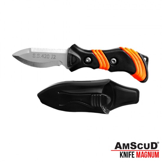 KNIFE - DIVING BC-CUT TOOL SS POINT 3 INCHES AMSCUD