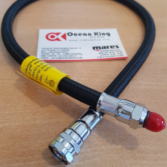 LP HOSE AMSCUD BRAIDED FLEX 68CM - BLACK 