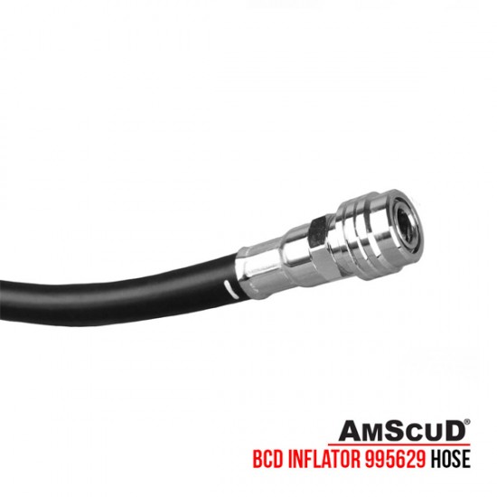 Amscud LP Inflator Hose 3/8'' - 75cm Black 