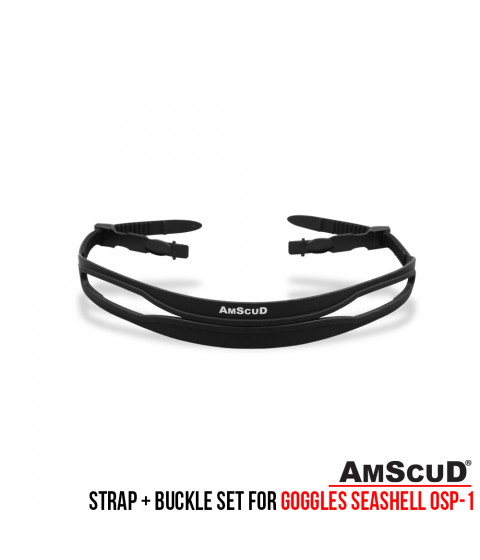 AmScuD Strap + Buckle For Goggles Seashell OSP-1 
