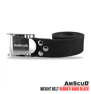 AmScuD Rubber Weight Belt with Quick-Release Buckle