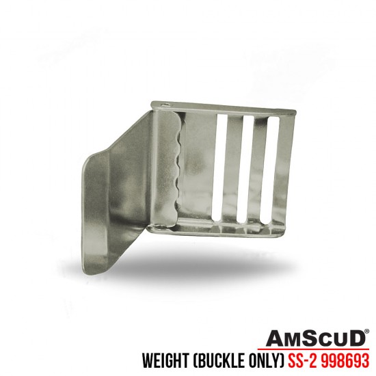 WEIGHT BUCKLE ONLY STAILESS STEEL AMSCUD