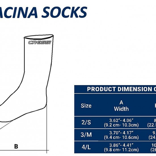 SOCK CRESSI TRACINA ULTRASPAN 3MM 