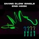 AMSCUD GLOW DIVE SINGLE-END HOOK DGSH-01