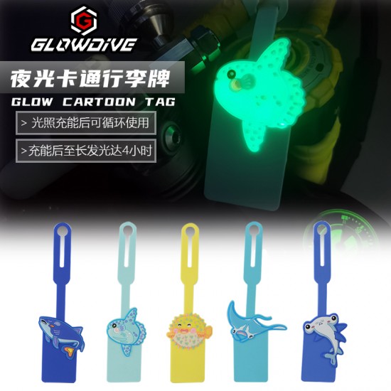 AMSCUD GLOW DIVE CARTOON TAG GCT-01