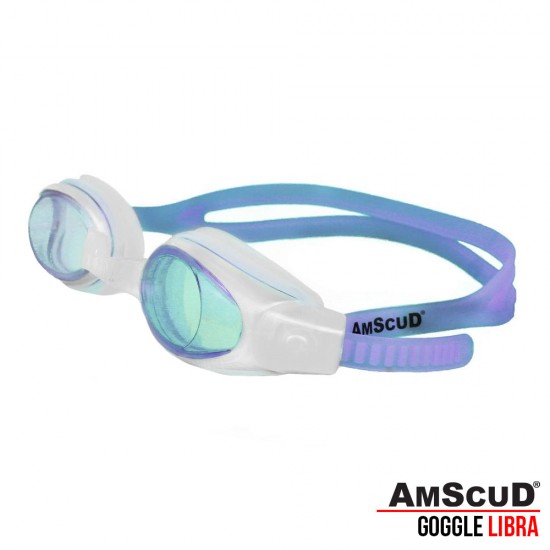 GOOGLES AMSCUD LIBRA T BLUE SILICONE 