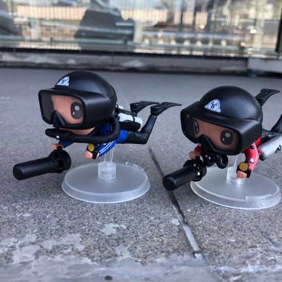INTOTHEBLUE - DIVE FIGURE SIDE MOUNT ( 1 PACK INCLUDED 2 PCS)