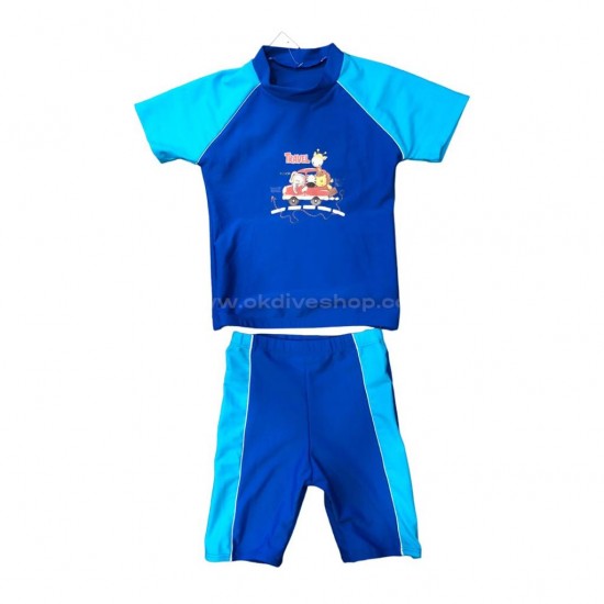 SETELAN SILVER ANAK - BAJU RENANG ANAK 