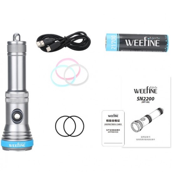 WF109 SN2200 Diving Torch 2200 Lumens