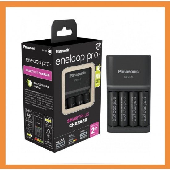 PANASONIC CHARGER KIT ENELOOP PRO (BATTERY AA + CHARGER )