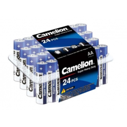 Camelion Super Heavy Duty AA 1.5V R6P - BP24 + Case | Batre Baterai A2/ AA isi 24