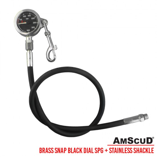 AmScuD Brass Snap Black Dial SPG + Stainless Shackle