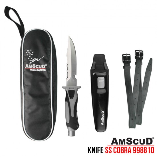 AmScuD Diving Cut Tool SS COBRA POINT 26.5cm