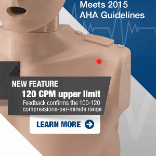 PRESTAN PROFESSIONAL ADULT CPR AED TRAINING MANIKIN (WITH CPR MONITOR) 99/3504