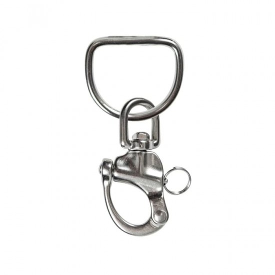 SCUBA HIGHLAND 3.5 SS SNAP SHACKLE WELDED D-RING