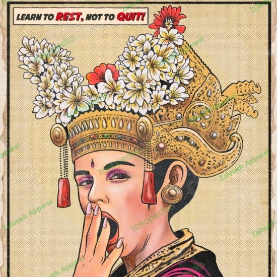 T-SHIRT ZALOUKH LEARN TO REST