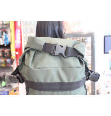 MERORA NEO BACKPACK ROLL TOP SYSTEM WITH BUCKLE - ARMY COLOR