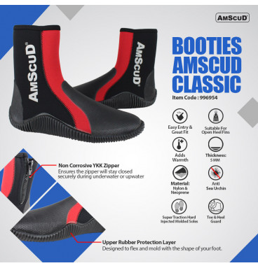 BOOTIES AMSCUD CLASSIC 5MM