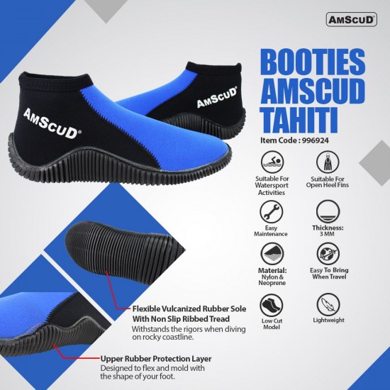 BOOTIES AMSCUD TAHITI 3MM