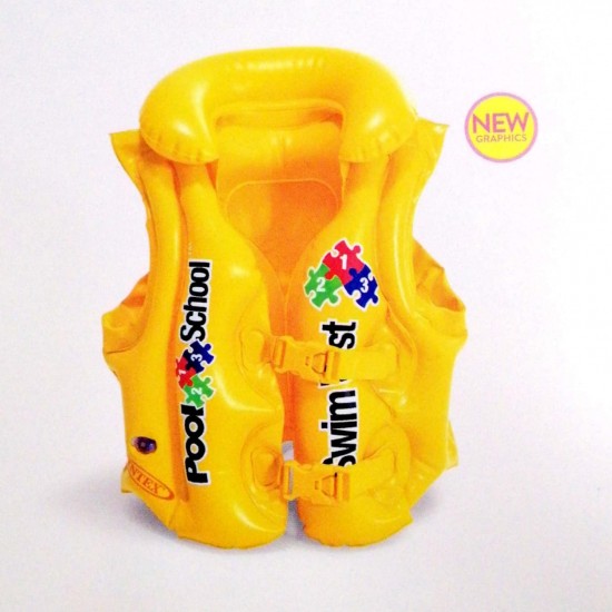 PELAMPUNG ANAK INTEX DELUXE SWIM VEST SCHOOL - 58660
