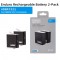 BATTERY RECHARGEABLE ENDURO FOR GO PRO HERO 9/10/11 - 2 PACK