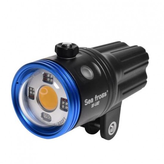 Seafrogs SF-L02 5000lm Diving Torch With Ring Glass 
