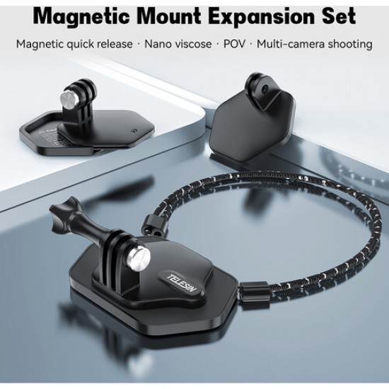 TELESIN Magnetic Bracket Expansion Set (Neck Mount/Quick Release)