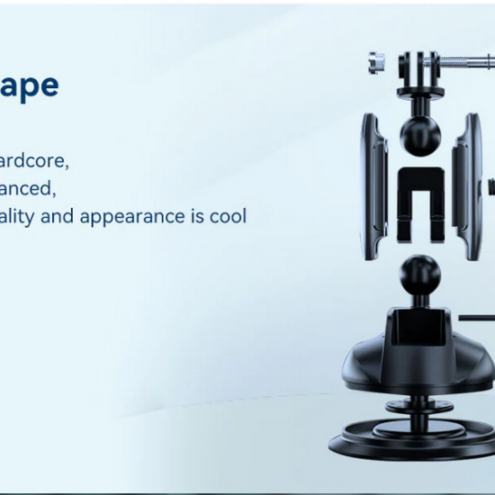  TELESIN Aluminum Alloy Camera Suction Cup Mount