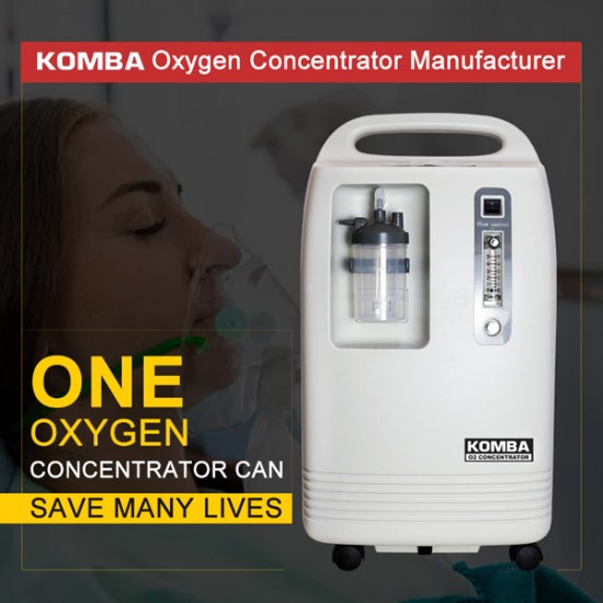 KOMBA PRO VITAL 5 – Oxygen Concentrator – Pure Oxygen up to 93% Generator 5L/min