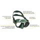 COMBOSET CRESSI METIS - FREEDIVING MASK + SNORKEL