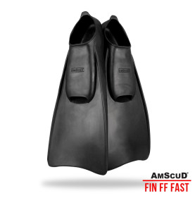 AMSCUD FIN FULL FOOT FAST FOR DIVING/SNORKELING 