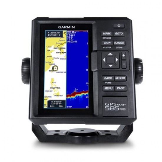 GPS GARMIN 580/585 PLUS WITH ANNTENA & TRANSDUCER + MAPS