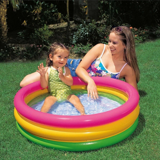 PELAMPUNG INTEX SUNSET GLOW BABY POOL 58924