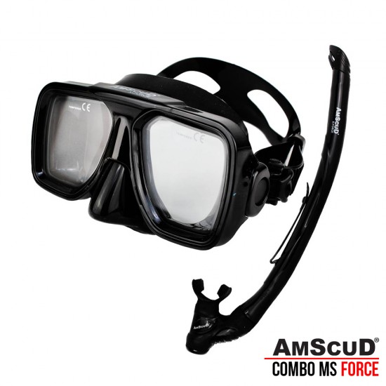PAKET COMBOSET MASK + SNORKEL AMSCUD X-FORCE 