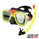 PAKET COMBOSET MASK + SNORKEL AMSCUD FORTEC 