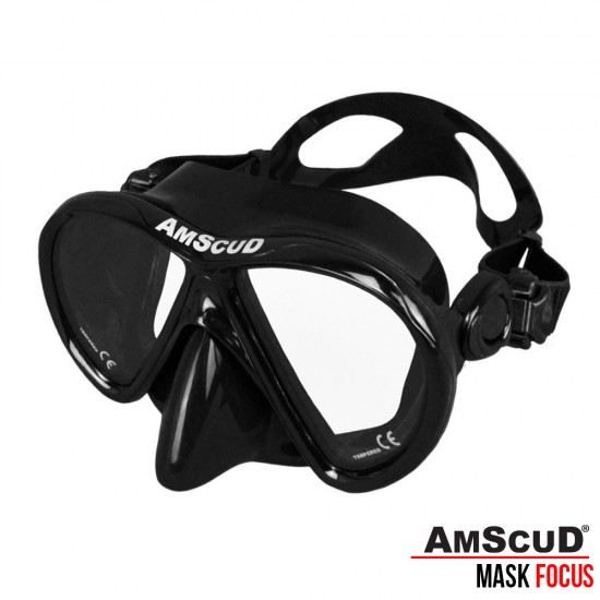 MASK AMSCUD FOCUS BLACK SILICONE
